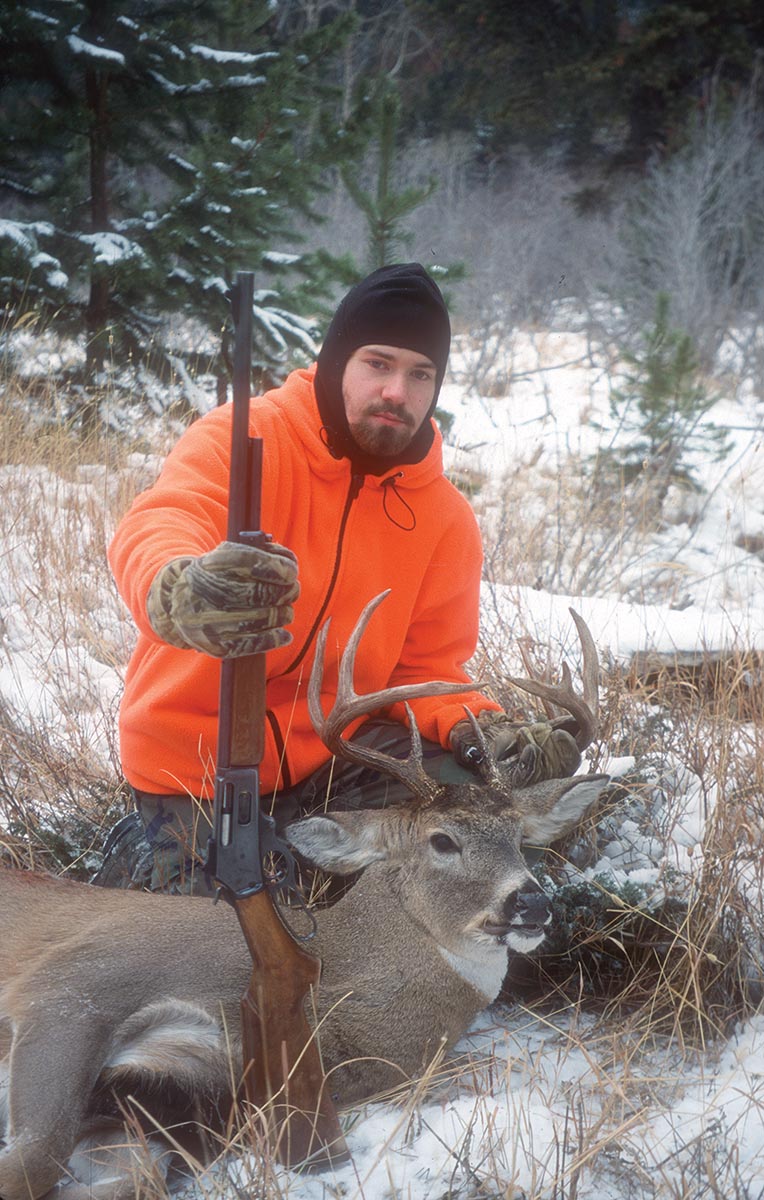 The same rifle and cartridge are not too big for whitetails.